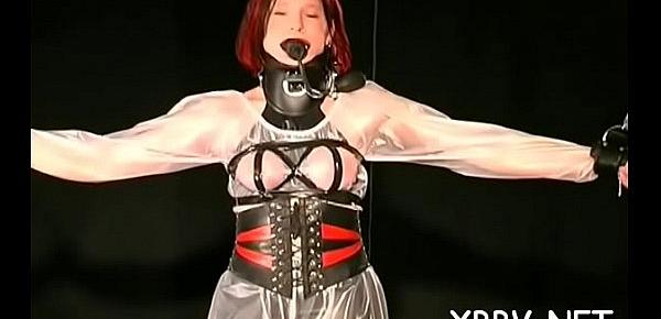  Amazing bondage porn with legal age teenager in love with coarse xxx